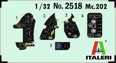 Italeri 2518 - SCALE 1 : 32 Macchi MC.202 Folgore