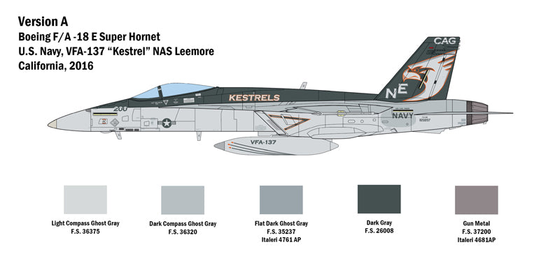 Italeri 2791 - SCALE 1 : 48 F/A-18 E SUPER HORNET