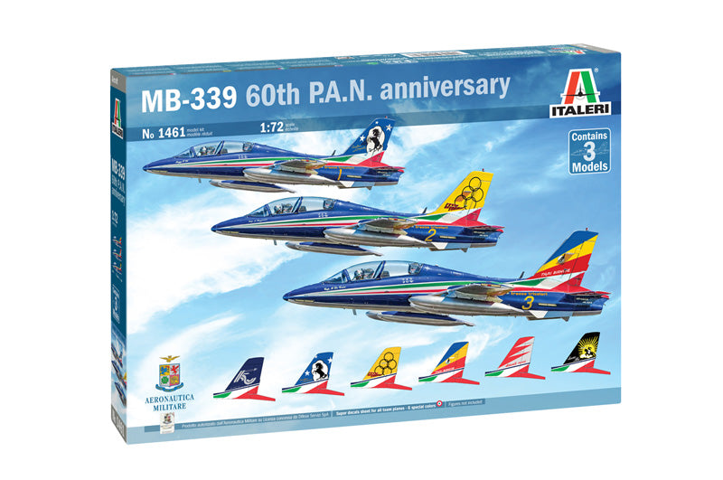 Italeri 1461 - SCALE 1 : 72 MB-339 60th P.A.N. anniversary