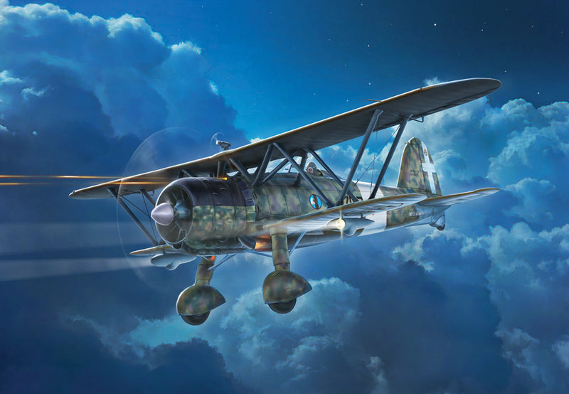 Italeri 1:72 Fiat CR.42 CN Falco Fighter