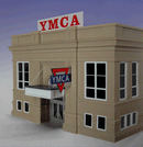 Miller Engineering HO 30972 YMCA Combo Set, Animated Neon Sign Kit