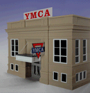 Miller Engineering HO 30972 YMCA Combo Set, Animated Neon Sign Kit