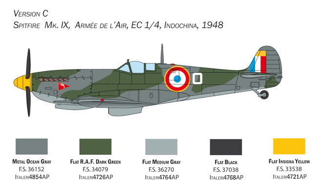 Italeri 2804 - SCALE 1 : 48 Spitfire Mk. IX