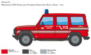 Italeri 3663 Mercedes Benz G230 Feuerwehr 1:24