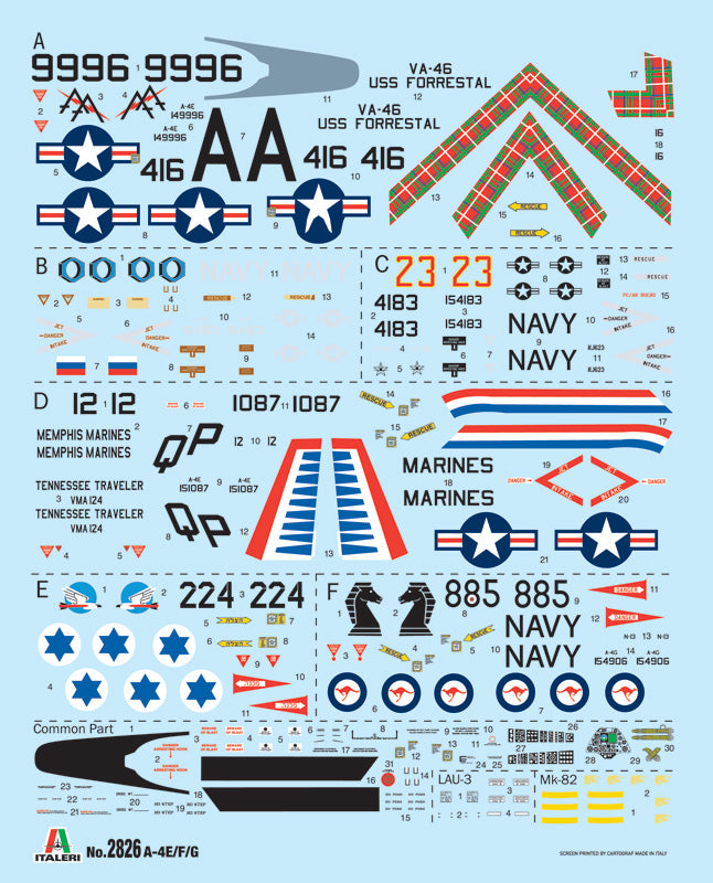 Italeri 2826 - SCALE 1 : 48 A-4 E/F/G Skyhawk