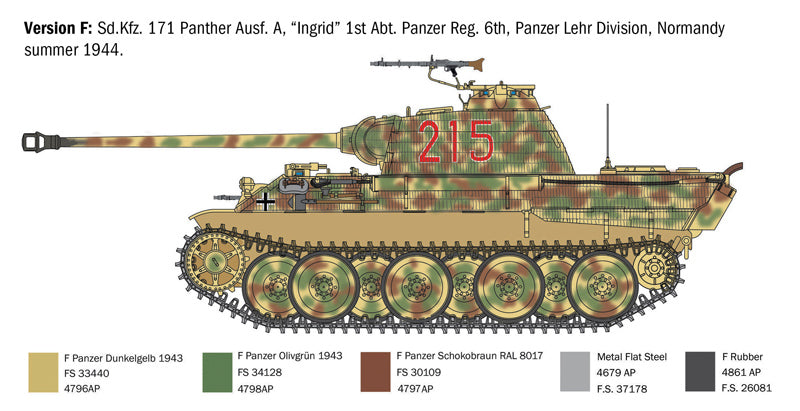 Italeri 0270 SD.KFZ. 171 PANTHER AUSF. A 1:35