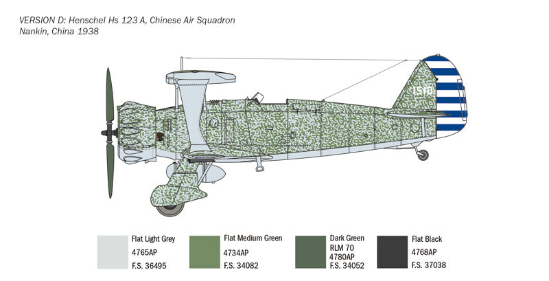 Italeri 2819 - SCALE 1 : 48 HENSCHEL HS 123