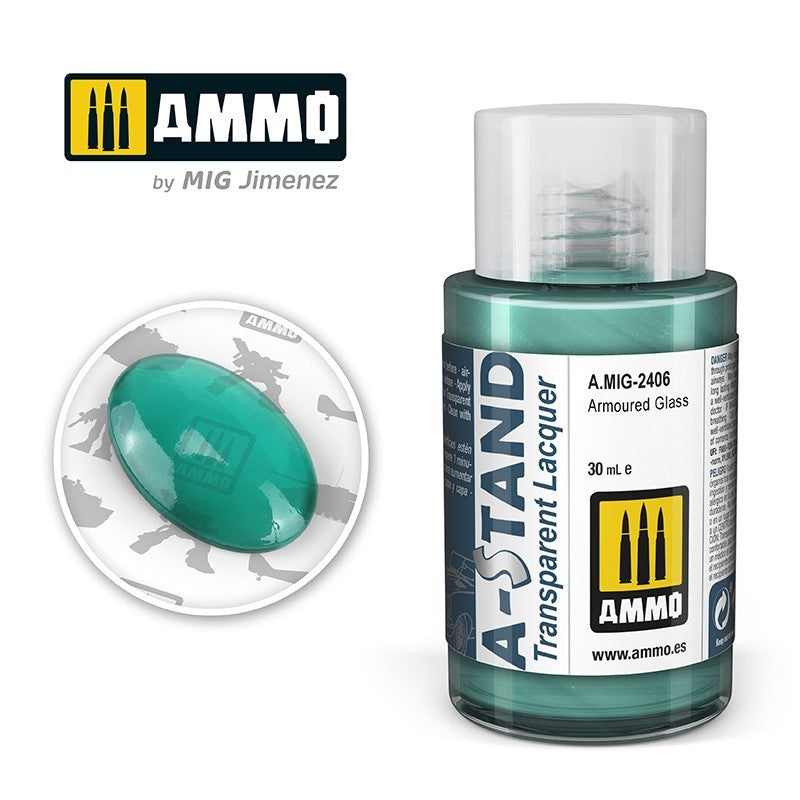 Ammo Mig 2406 A-STAND ARMOURED GLASS