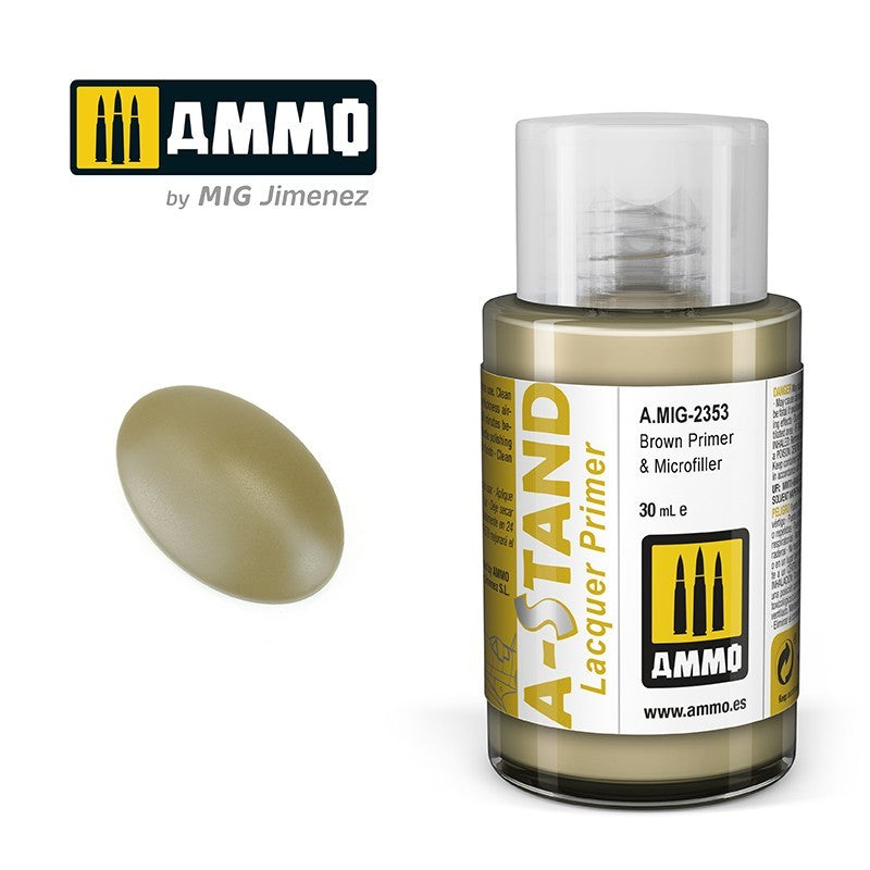 Ammo Mig 2353 BROWN PRIMER & MICROFILLE