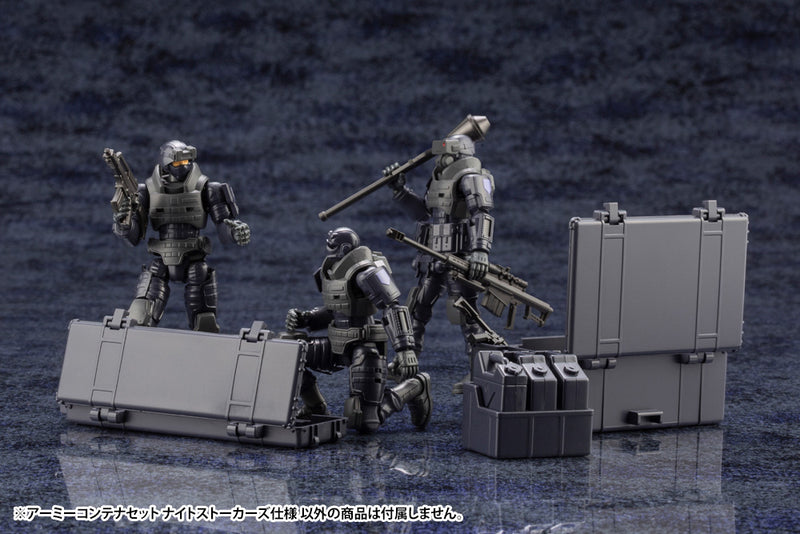 KOTOBUKIYA HG101 ARMY CONTAINER SET NIGHT STALKERS Ver. 1:24