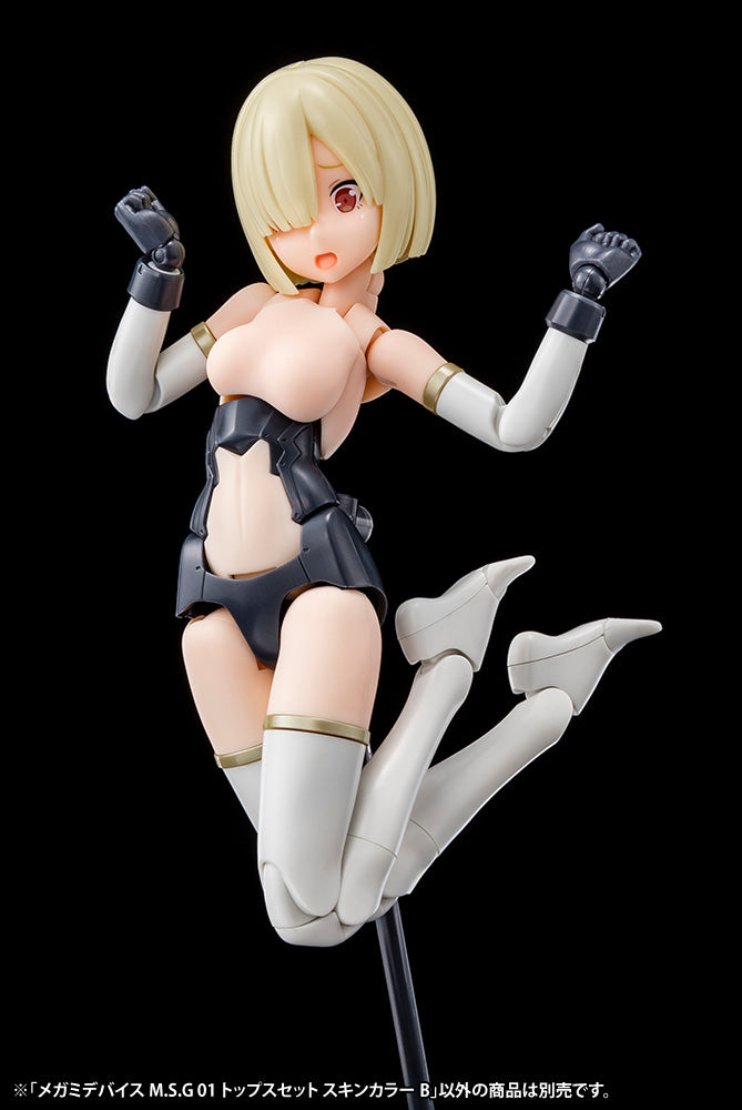 KOTOBUKIYA KP565 Megami Device M.S.G 01 TOPS SET SKIN COLOR A, WHITE 1:1