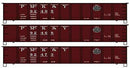 Accurail HO 37784 AAR 41' Steel Gondola 3-Pack Kit, Pittsburgh, McKeesport & Youghiogheny