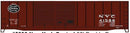 Accurail HO 5236 AAR 50' Riveted-Side Double-Door Boxcar Kit, New York Central