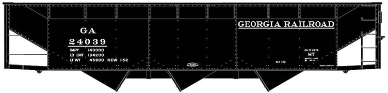PREORDER Accurail HO 81853 Offset Triple Hopper Kit, Georgia