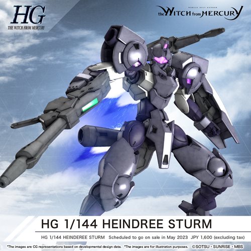 Mobile Suit Gundam: The Witch from Mercury Heindree Sturm High Grade 1:144 Scale Model Kit 2661364