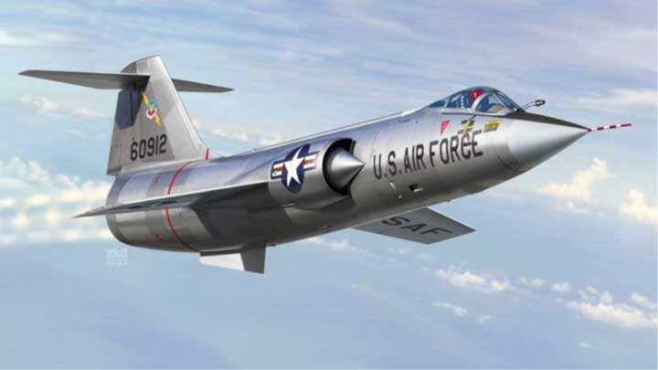 Academy Model 12576 F-104C Vietnam War USAF 1:72