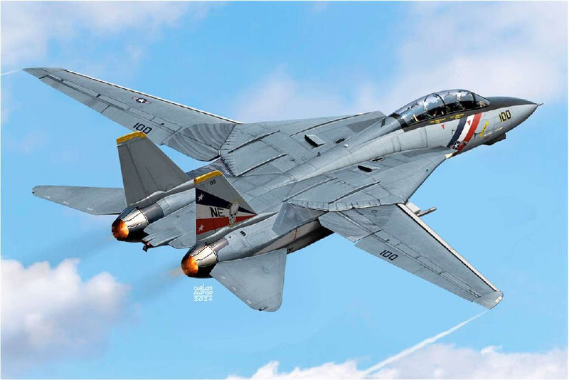 Academy Models 12590 1:72 F-14D "VF-2 Bounty Hunters" USN