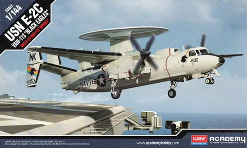 Academy Model 12623 E-2C VAW-113 USN Black Eagles 1:144