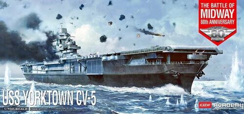 Academy Models 14229 USS Yorktown CV-5 Midway 1:700