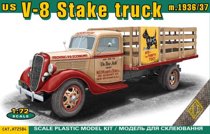 ACE Models 72584 US V-8 Stake Truck 1936-1937 1:72
