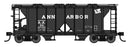 Walthers Mainline HO 910-49702 ACF 1958 Cu Ft Covered Hopper, Ann Arbor