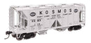Walthers Mainline HO 910-49722 ACF 1958 Cu Ft Covered Hopper, Kosmos Cement KSMX