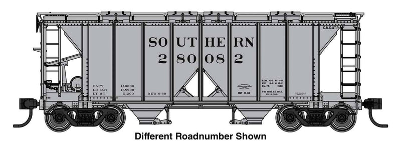 PREORDER Walthers Mainline HO 910-49725 ACF 1958 Cu Ft Covered Hopper, Southern