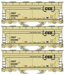 Accurail HO 8179 2-Bay ACF Covered Hopper Set, CSX How Tomorrow Moves