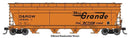 PREORDER Walthers Mainline HO 49210 ACF 5250 4-Bay Centerflow Covered Hopper, Denver & Rio Grande Western