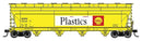 PREORDER Walthers Mainline HO 49217 ACF 5250 4-Bay Centerflow Covered Hopper, Shell Chemical