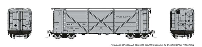 PREORDER Rapido HO 195004A ACF Helium Gas Tank Car, Random from MHAX Set