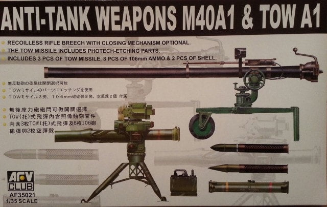 AFV Club AF35021 Weapons M40A1 & TOW A1 1:35