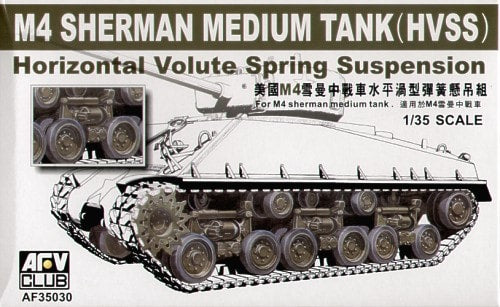 AFV Club AF35030 M-4A3E8 Hvss Wheels & Susp 1:35