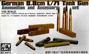 AFV Club AF35072 8.8cm L/71 Ammo W/Acces 1:35