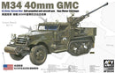 AFV Club AF35334 M34 40mm GMC US Korean War 1:35
