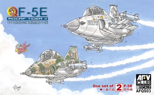 AFV Club AFQS03 QT F-5E ROCF Tiger II 2pk