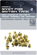 AFV Club AG35020 Brass Shield Bolt Churchill 1:35