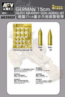 AFV Club AG35025 German 15cm Infantry Gun Ammo Set 1:35