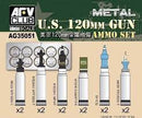 AFV Club AG35051 M1A1/M1A2 M256 1200mm Ammo Set 1:35