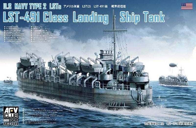 AFV Club SE73519 US LST491 Class Type 2 1:350