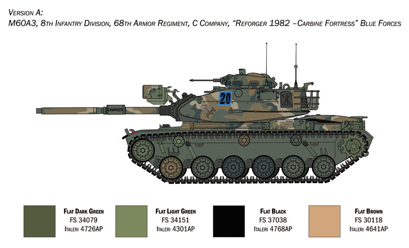 Italeri 6582 - SCALE 1 : 35 M60A3