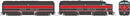 Rapido HO 37573 Alco FA1-FB1 Set Locomotive, Rock Island