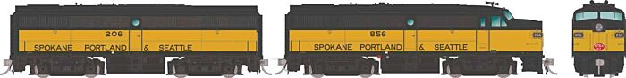 PREORDER Rapido HO 37578 Alco FA1-FB1 Set Locomotive, Spokane Portland & Seattle