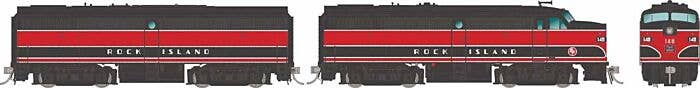 PREORDER Rapido HO 37074 Alco FA1-FB1 Set Locomotive, Rock Island