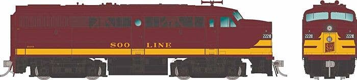 PREORDER Rapido HO 37557 Alco FA1 Locomotive, Soo Line