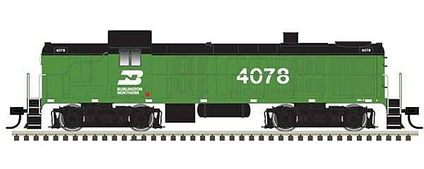Atlas N 40005507 Alco RS3 Locomotive, Classic Silver, Burlington Northern
