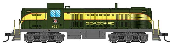 PREORDER Walthers Mainline HO 910-20718 Alco RSC2 Diesel Locomotive, Seaboard