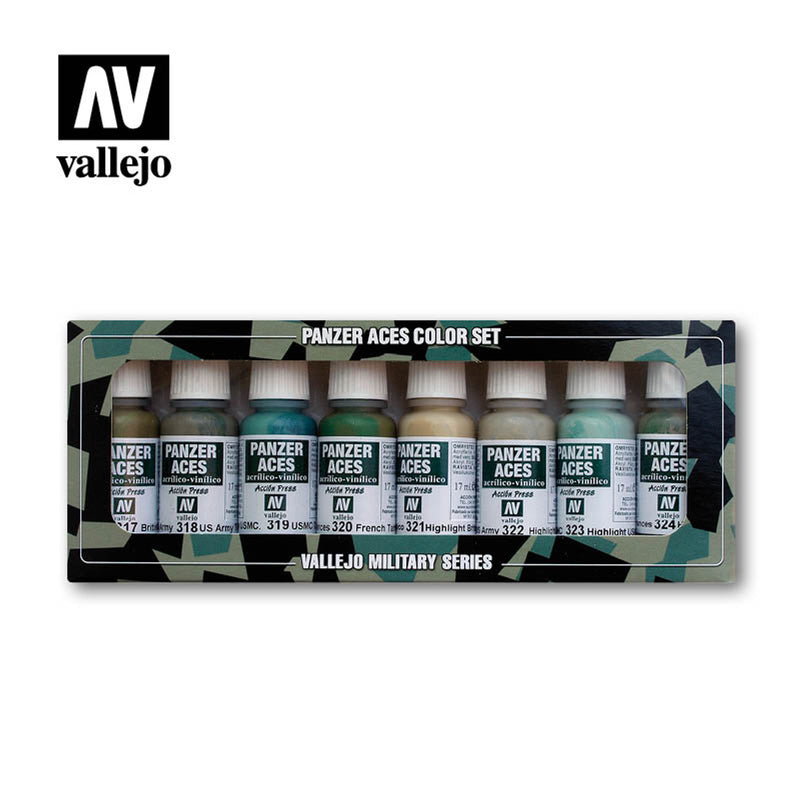 Vallejo Acrylic Paints 70126 Allied Crew Uniform Paint Set (8-Pack)