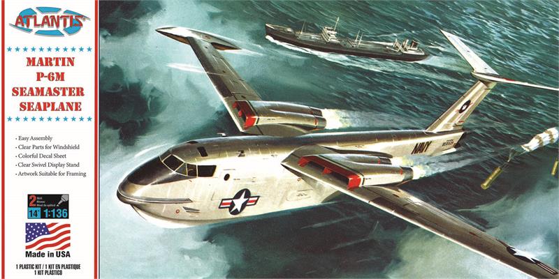 Atlantis Models 244 P6M Seamaster w:Stand 1:136