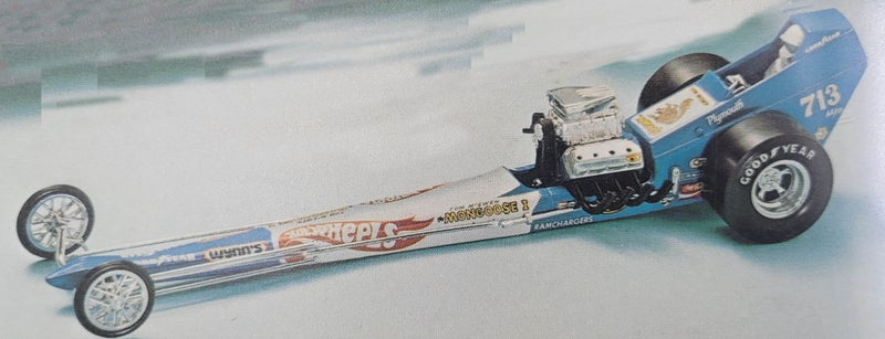 Atlantis Models 5695 Tom McEwen Mongoose Front Engine Rail